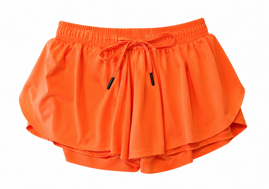Orange Butterfly Sorts kids and women's