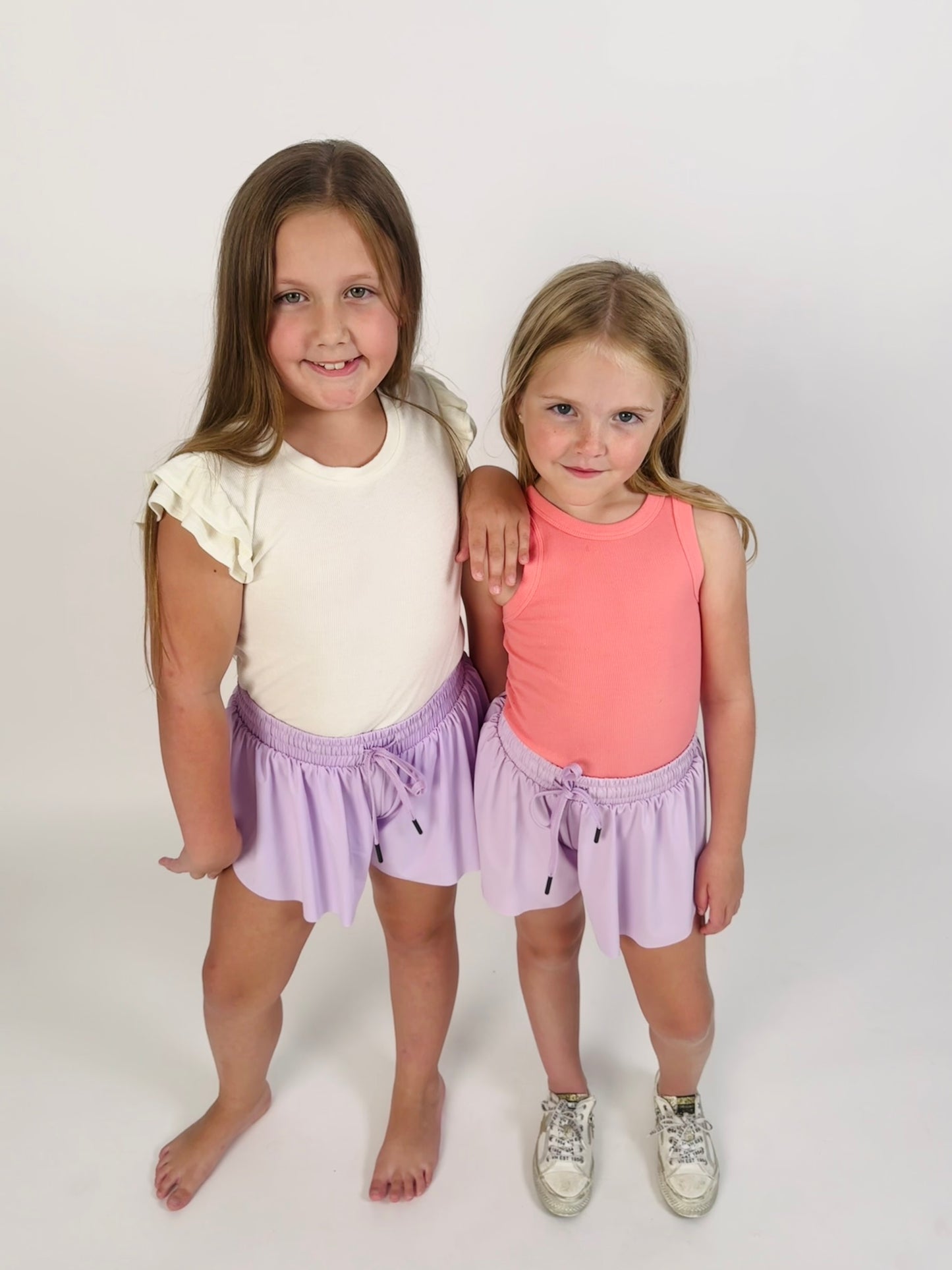Girl's Flowy Butterfly Shorts