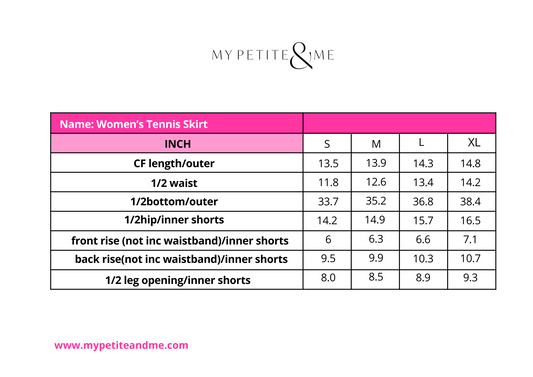 Mommy and Me Matching Athletic Wear Tennis Skirt Set – Peach