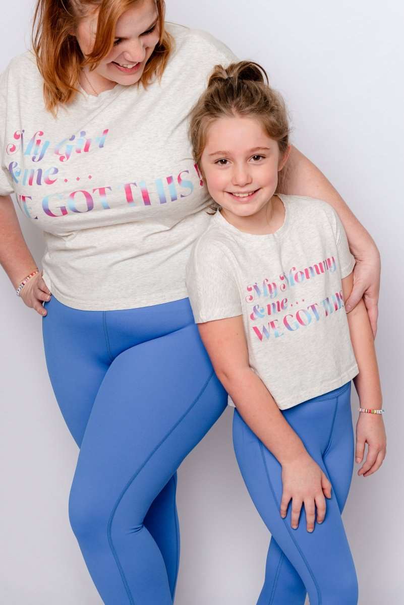 Mommy and Me Matching Set: Shirts Say "My Mommy and Me... We Got This"