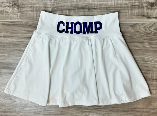 Game Day Athletic Tennis Skirts in Chomp