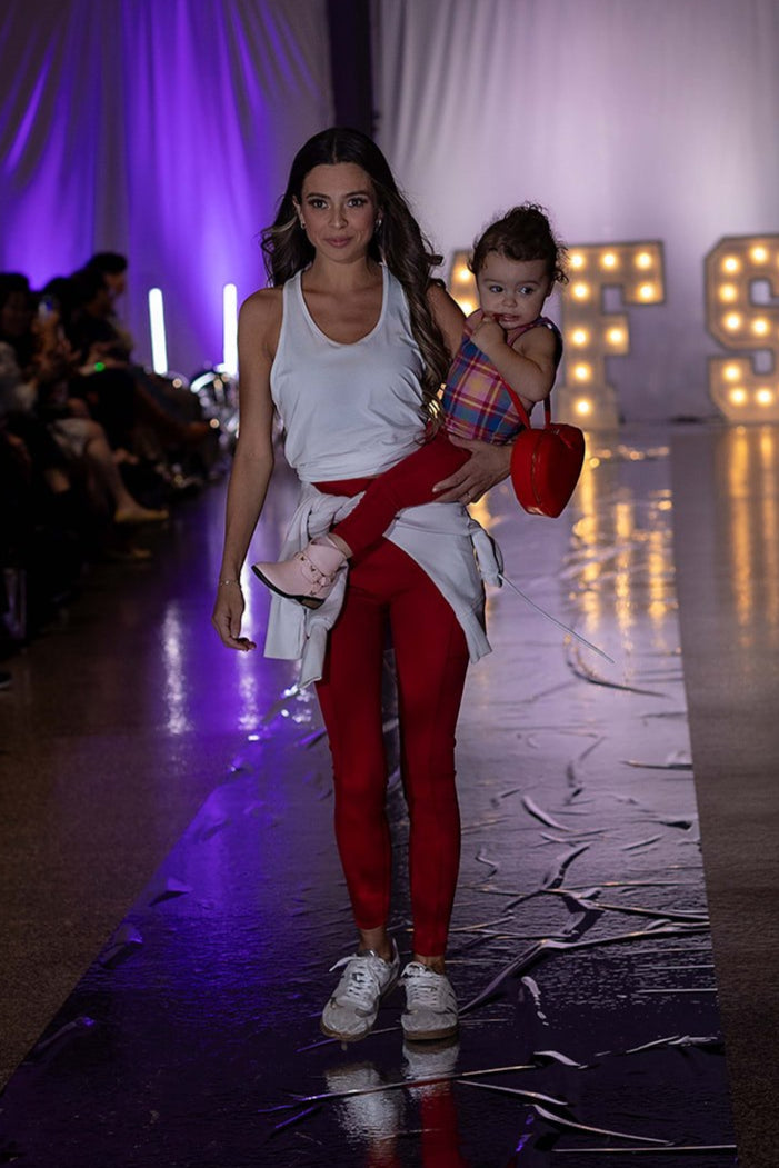 Valentine's Day Mommy and Me Red Legging Set with Bow