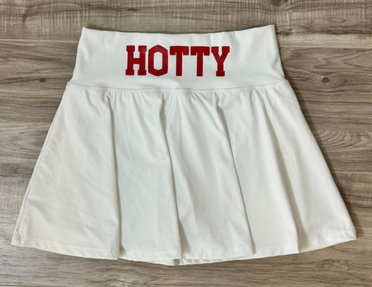 Game Day Athletic Tennis Skirts in Hotty