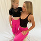 Matching Mommy and Me Leggings Set: Bright Color Collection