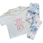 Girl's Tie Dye Athletic Wear Set