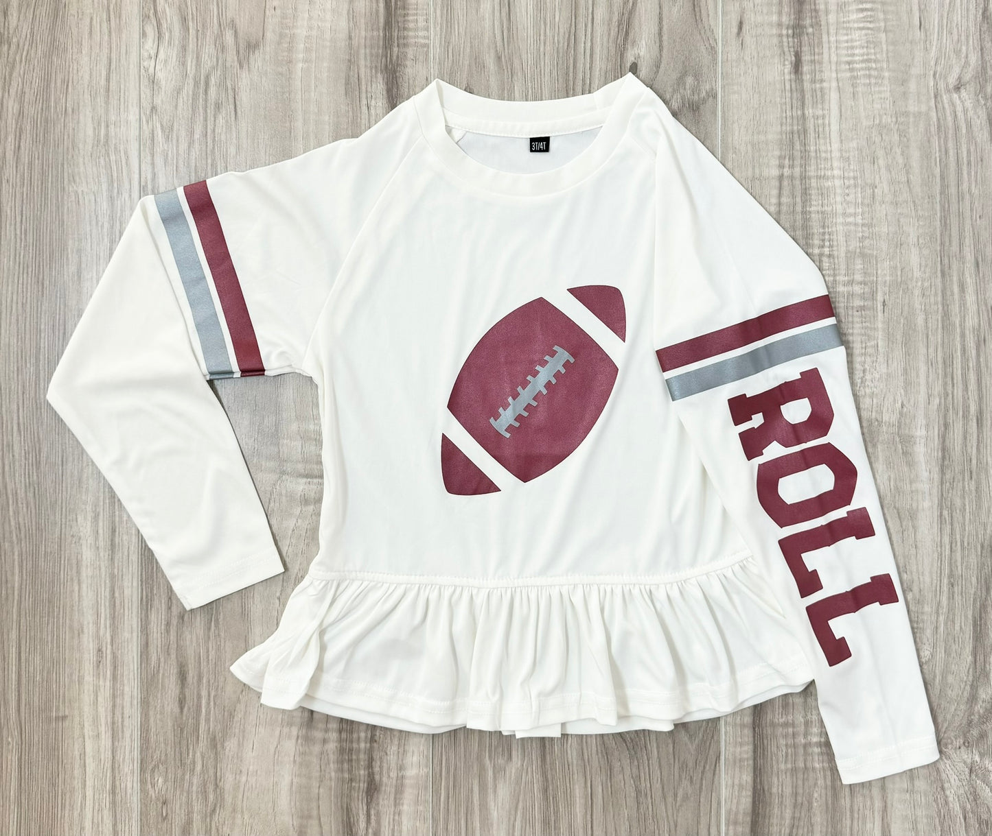 SPF 50+ Game Day Shirts for Girls in Roll