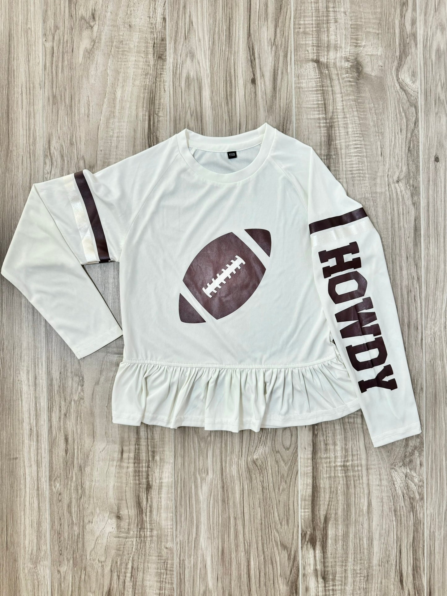 SPF 50+ Game Day Shirts for Girls in Howdy