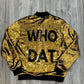 Who Dat Sequin Bomber Jacket for Women