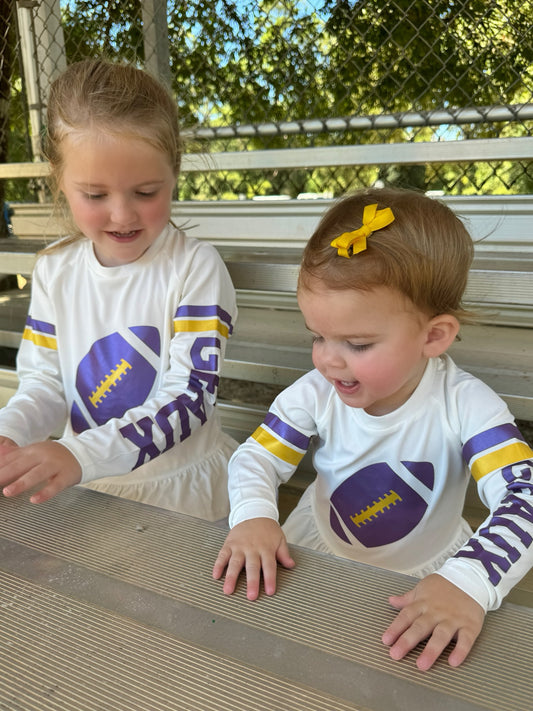 SPF 50+ Game Day Shirts for Girls in Geaux