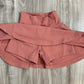 peach tennis skirt set for girls