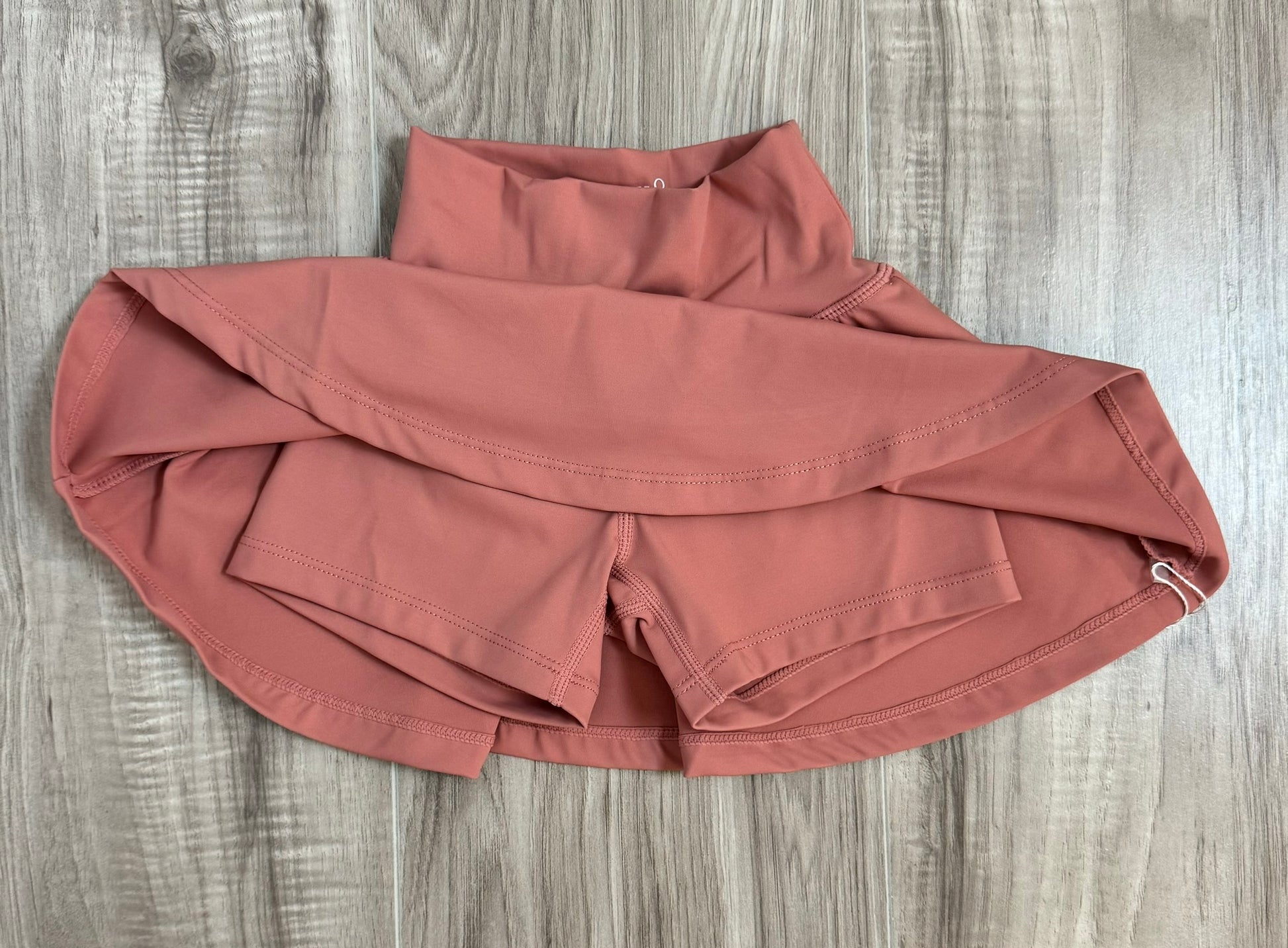 peach tennis skirt set for girls