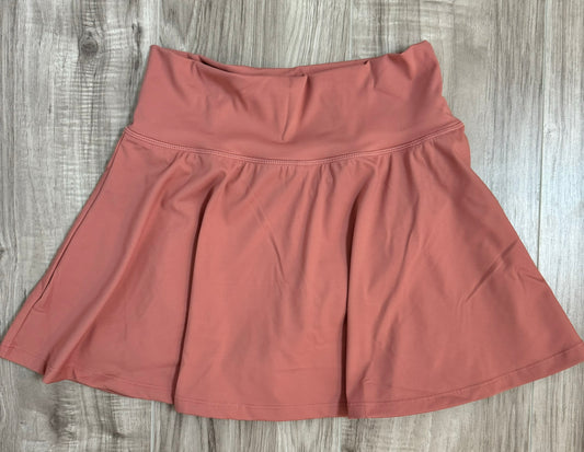 peach tennis skirt set for girls