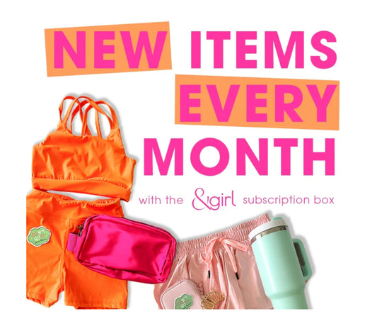 Petite Girls Monthly Athletic Wear Membership for Girls 4-7 Years Old