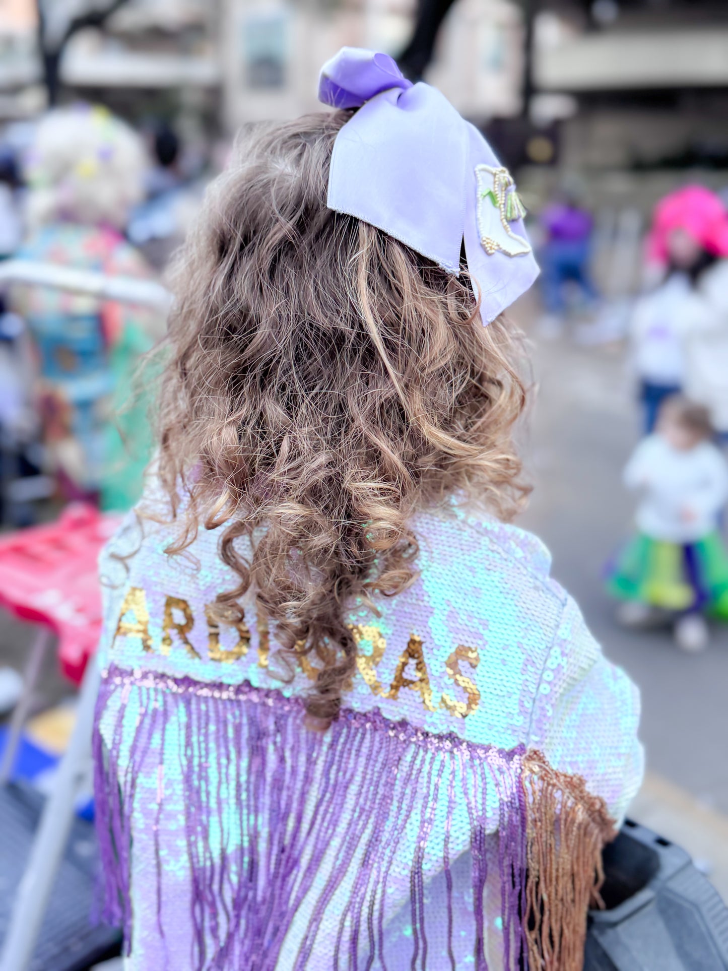 Kid's Mardi Gras Fringe Jacket