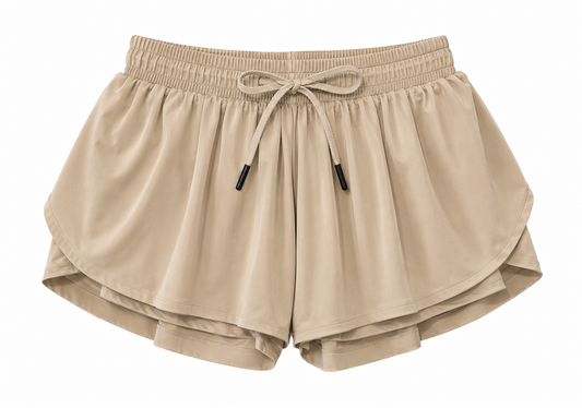 Girls Uniform Flowy Butterfly Shorts