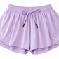 Lavender Butterfly Shorts