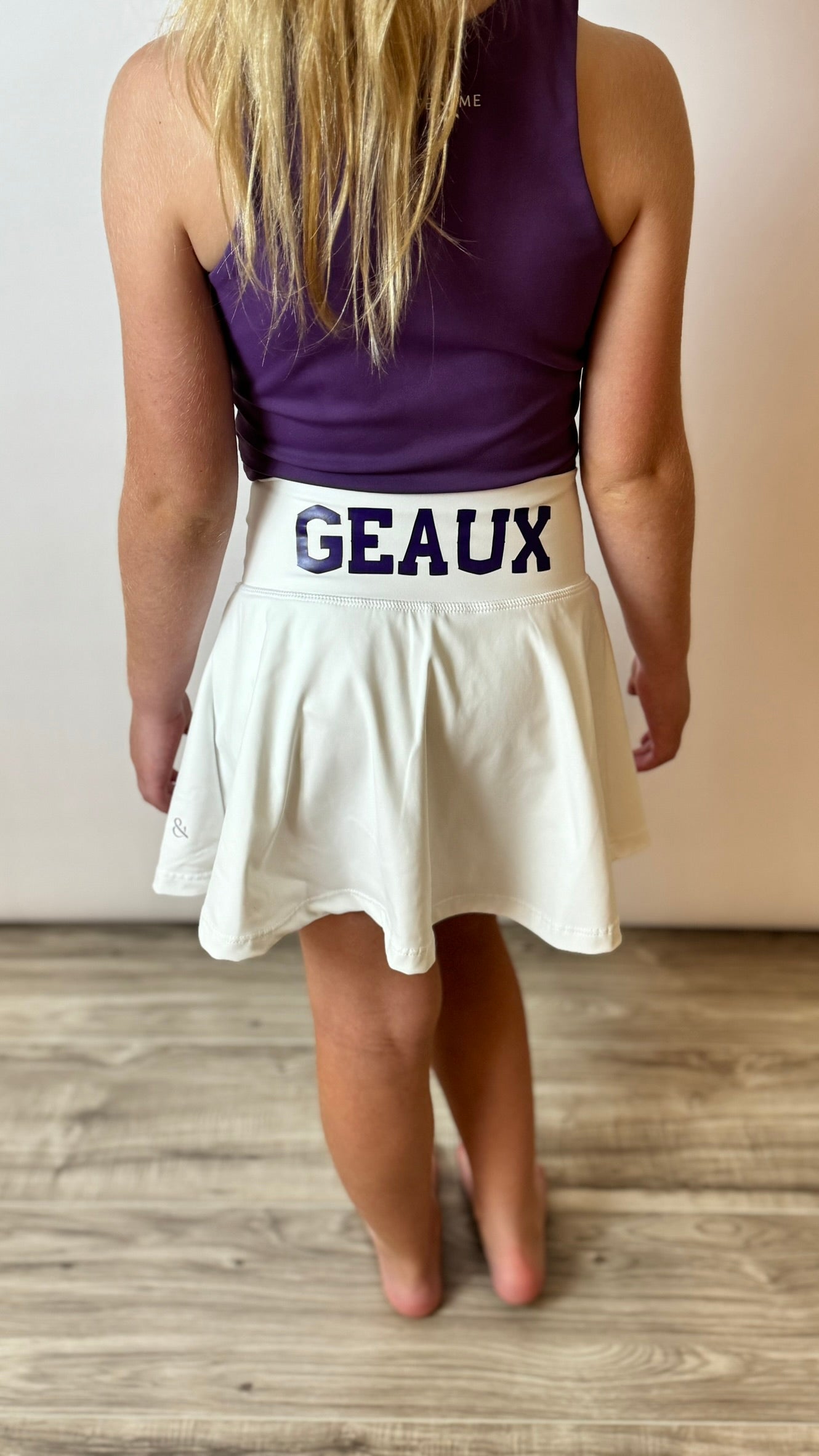 Game Day Athletic Tennis Skirts in Geaux