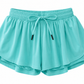 Teal Green Butterfly Shorts