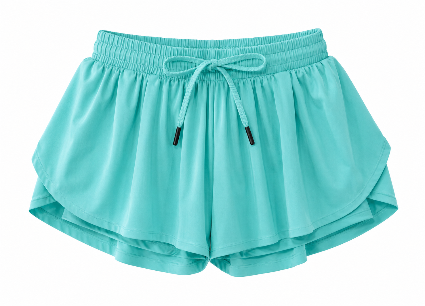 Teal Green Butterfly Shorts