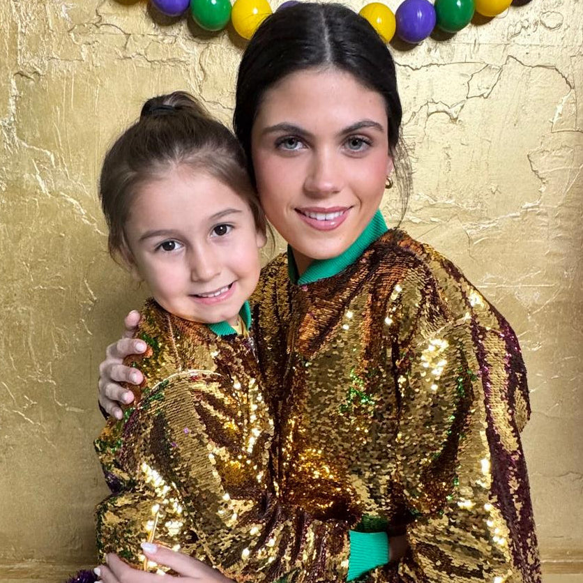 Mommy and Me Matching Mardi Gras Jackets