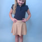 Kid's Uniform High Waisted Performance Athletic Skirt