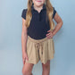 Girls Uniform Flowy Butterfly Shorts