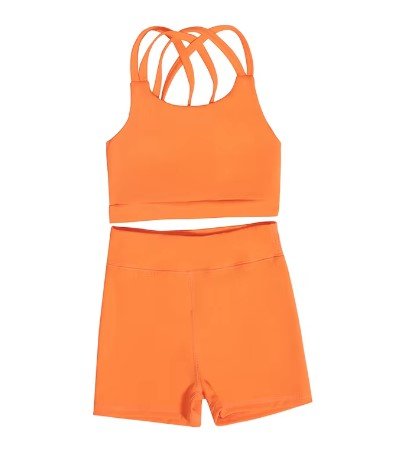 Girls 2-Piece Athletic Short and Tank Set