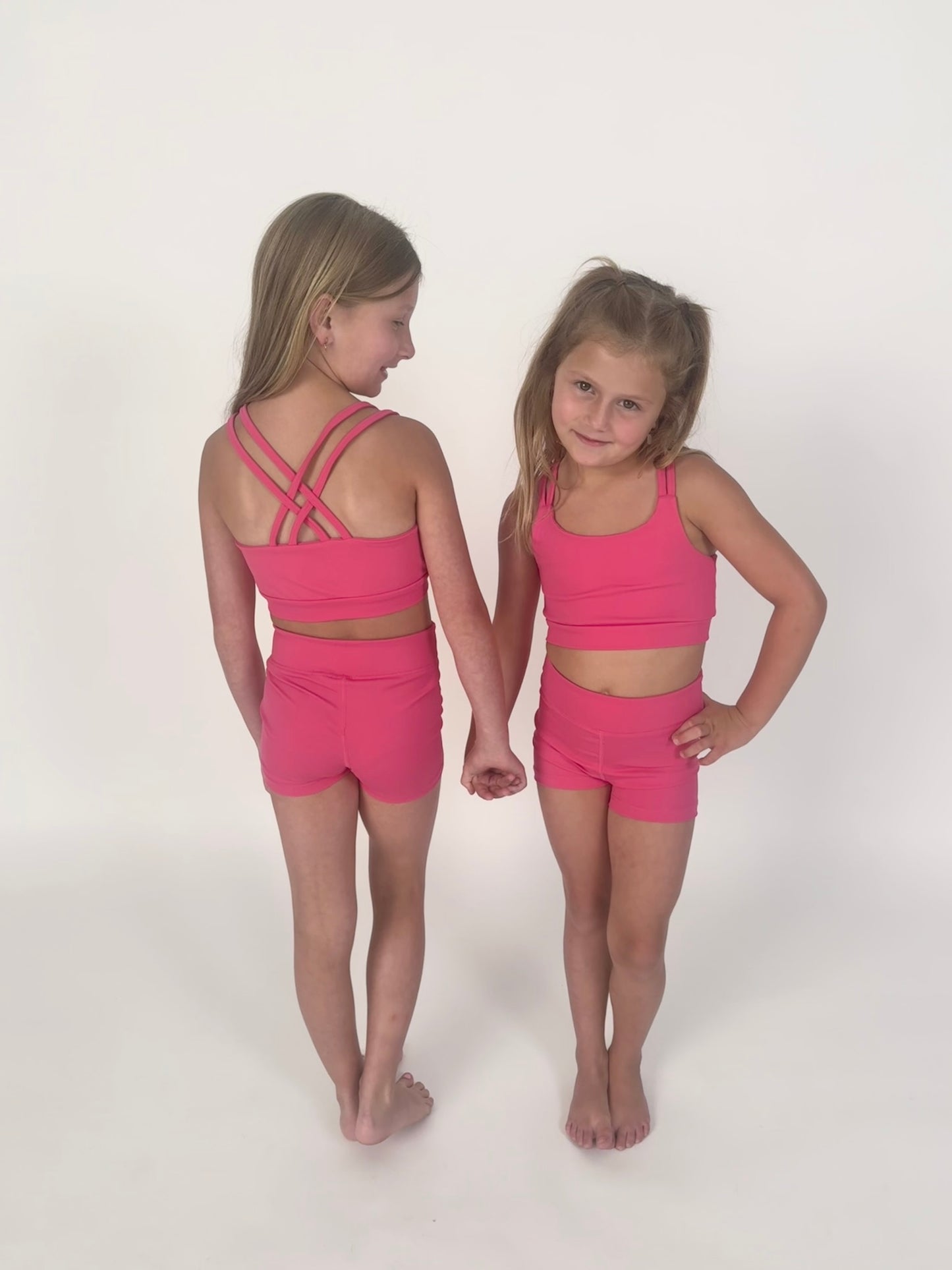 Girls 2-Piece Athletic Short and Tank Set