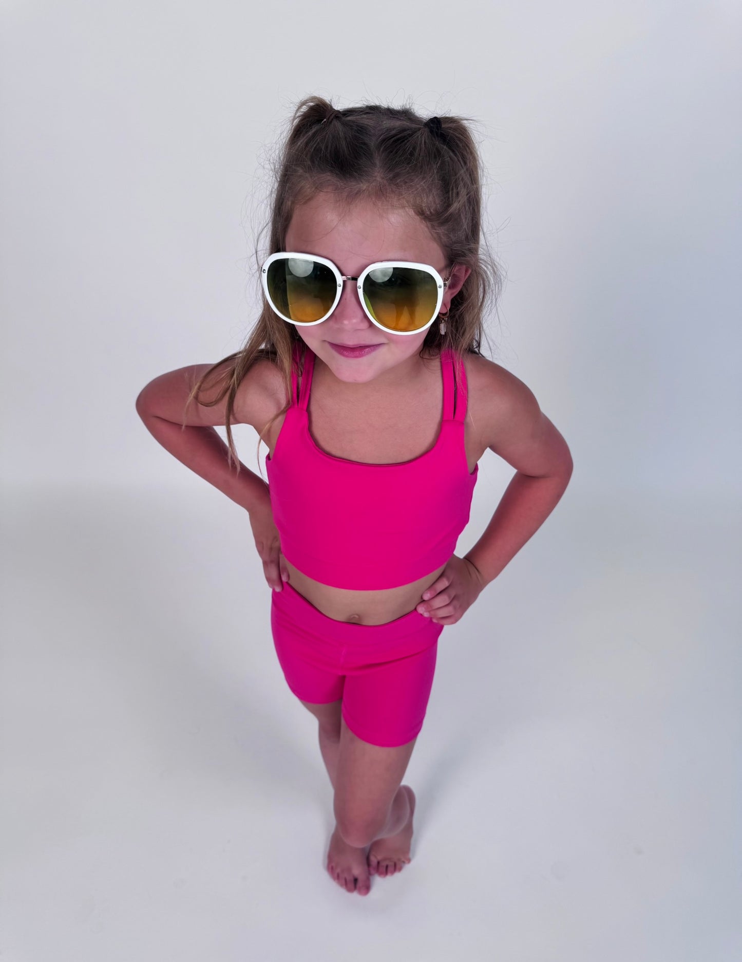 Girls 2-Piece Athletic Short and Tank Set