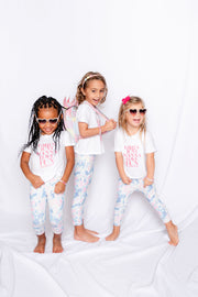 Girl's Tie Dye Athletic Wear Set - Girl's Just Wanna Have Fun