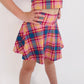Kid's Two-Piece Matching Tennis Skirt and Tank Set – Fall Plaid Print