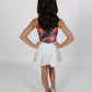 Kid's and Tween White Athletic Tennis Skirt – High-Waisted with Built-In Shorts