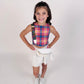 Kid's and Tween White Athletic Tennis Skirt – High-Waisted with Built-In Shorts