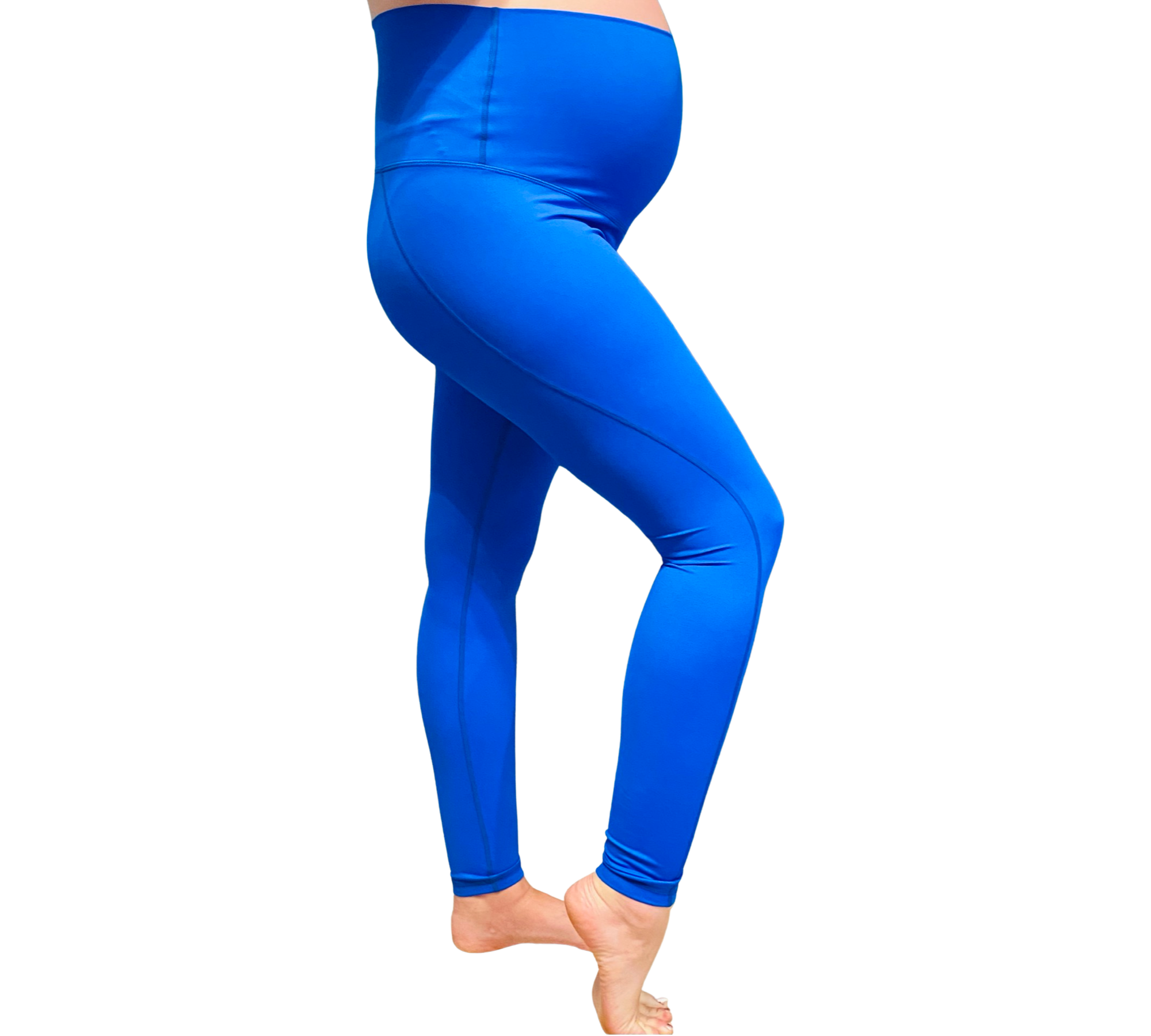 Women’s Prenatal Yoga Leggings - Blue
