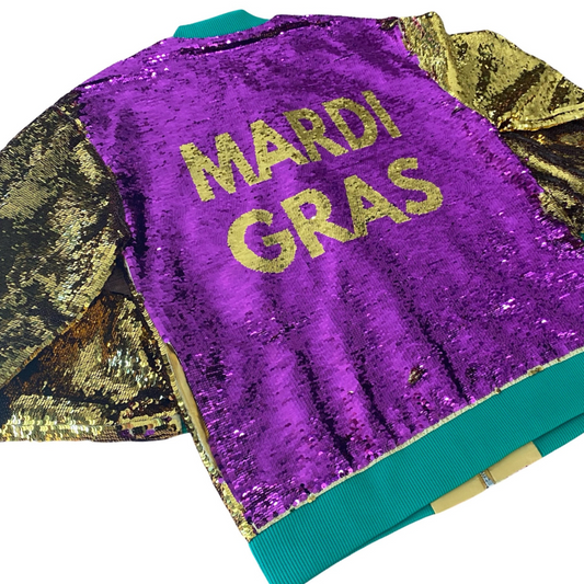 Mardi Gras Sequin Jacket - Women's - Mommy & Me Matching